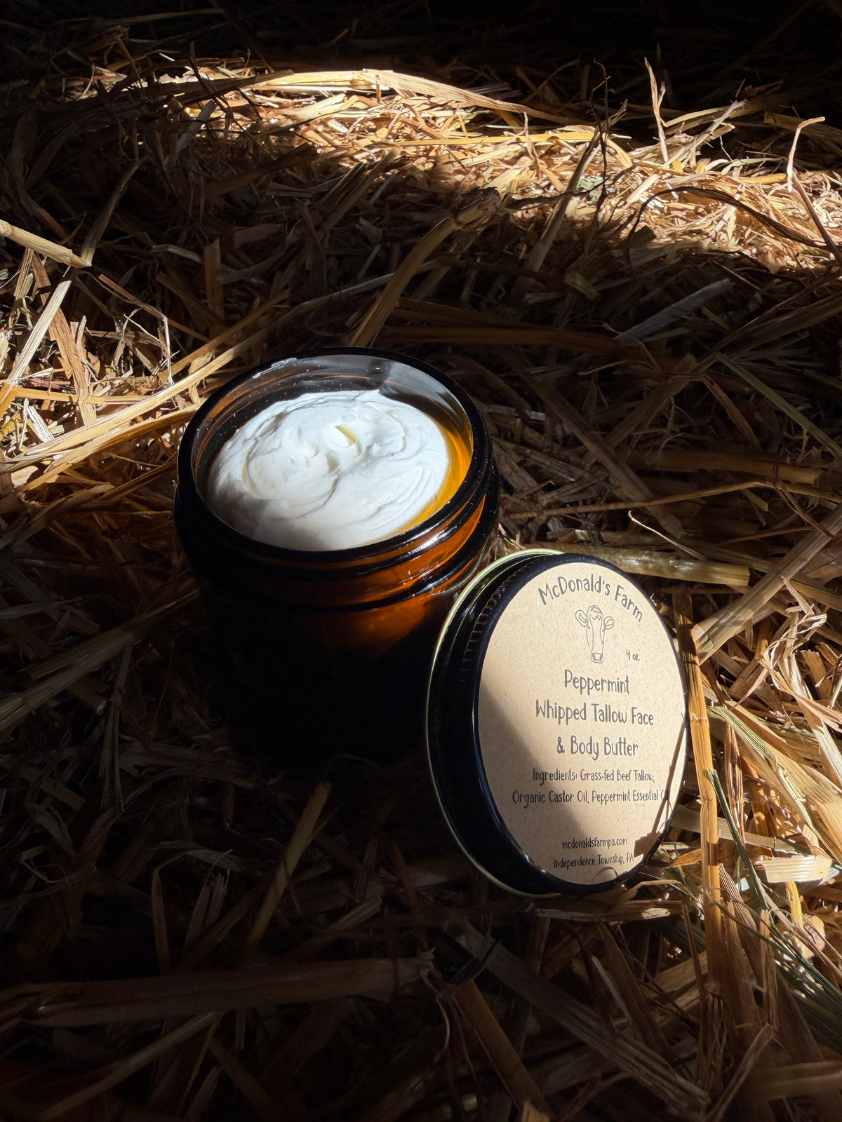 Peppermint Whipped Tallow Face & Body Butter