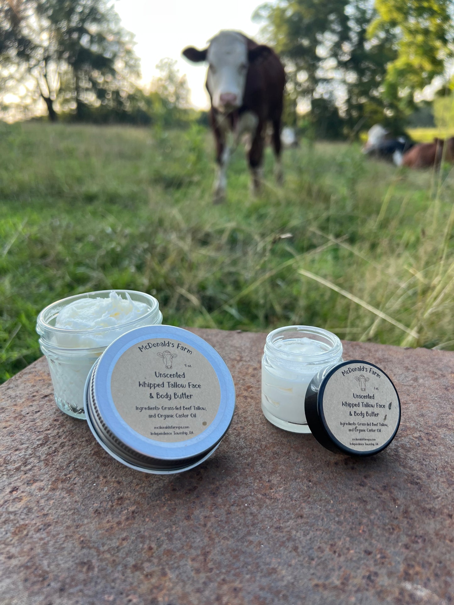 Unscented Whipped Tallow Face & Body Butter