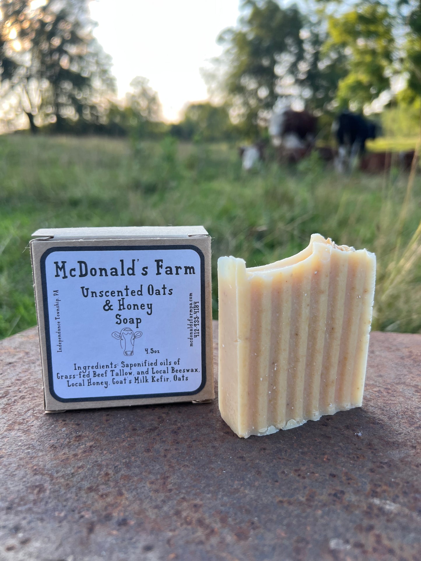 Unscented Oats & Honey Soap