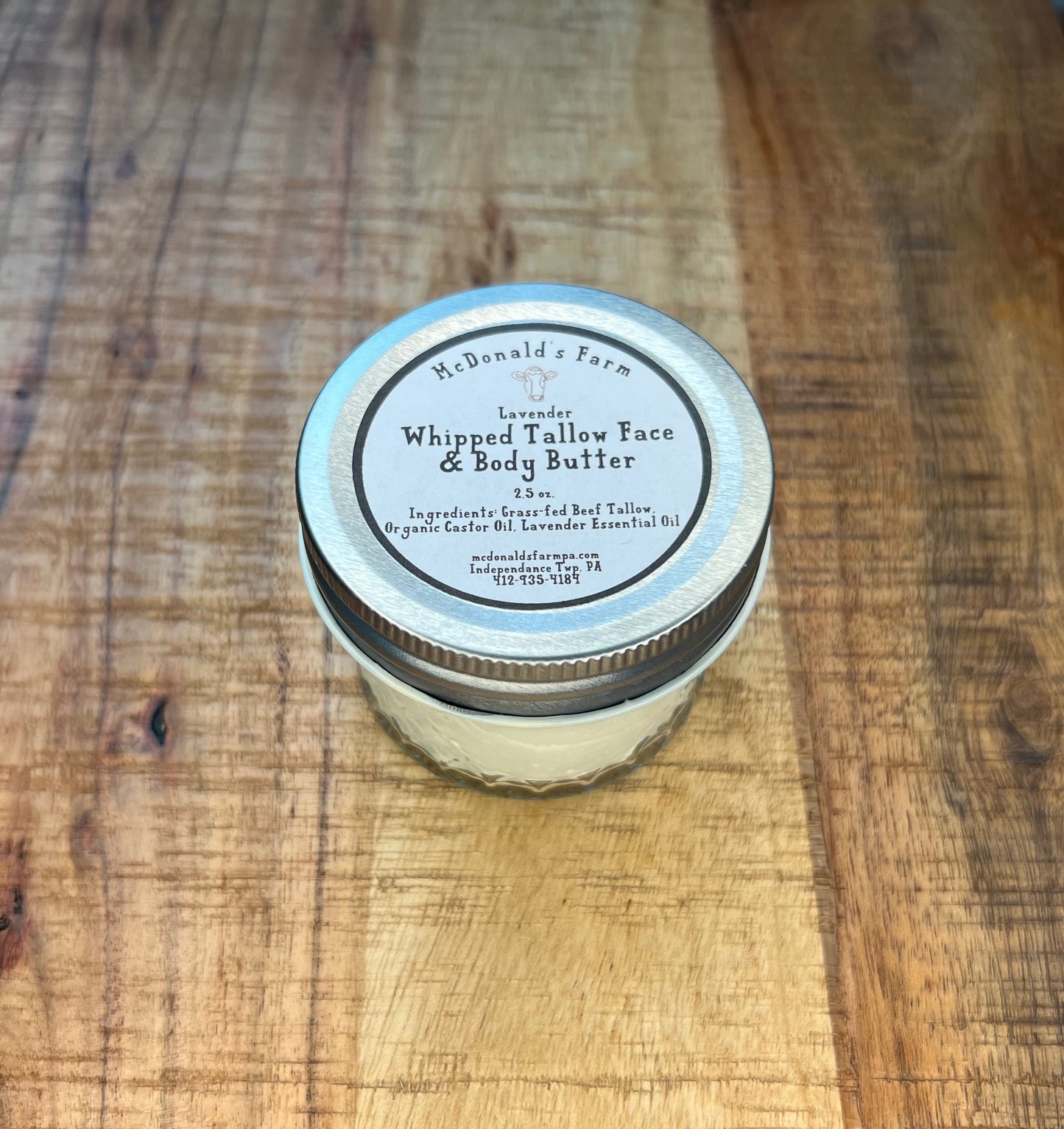 Lavender Whipped Tallow Face & Body Butter