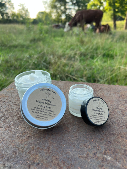 Anti-aging Whipped Tallow Face & Body Butter